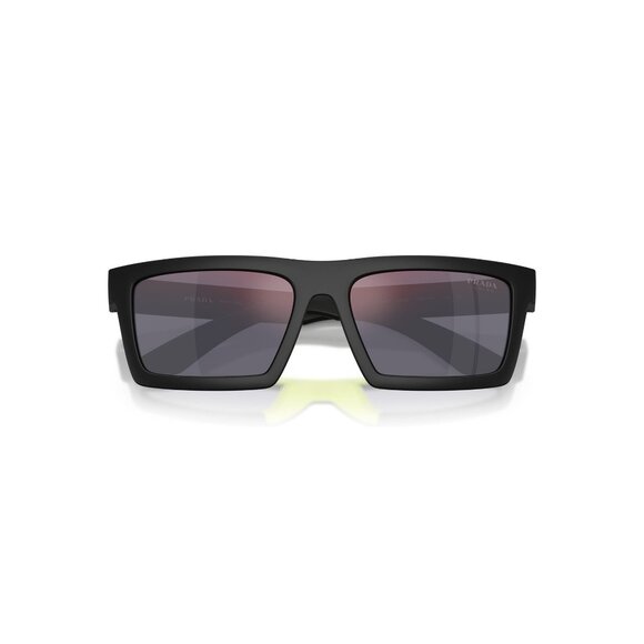 New PRADA LINEA ROSSA Black Rectangle PSA07S 1BO-10A Sunglasses Women - Picture 4 of 6